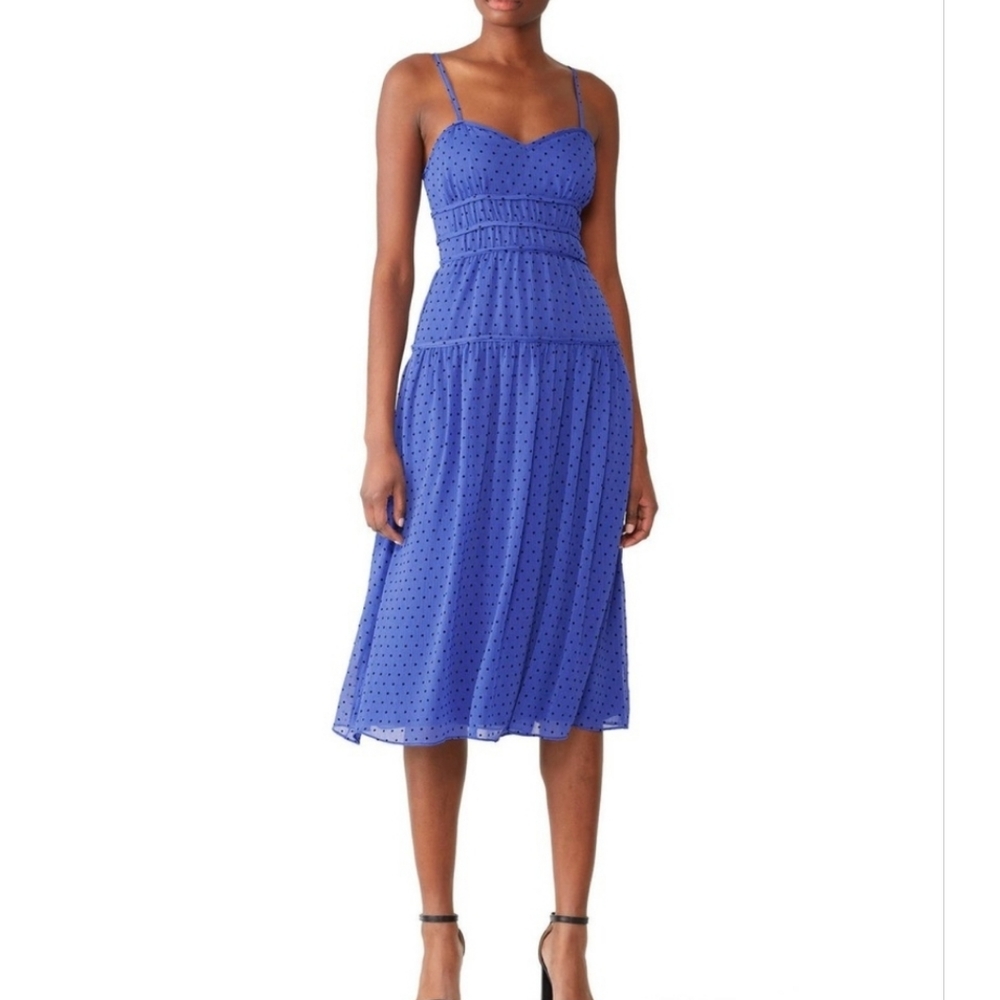 Elegant Blue Midi Dress